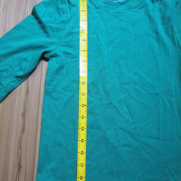 NWT Old Navy Long-Sleeve Bestee T-Shirt XS TALL Serpentine Green - Picture 9 of 13